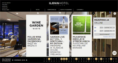 Desktop Screenshot of ilonnhotel.pl
